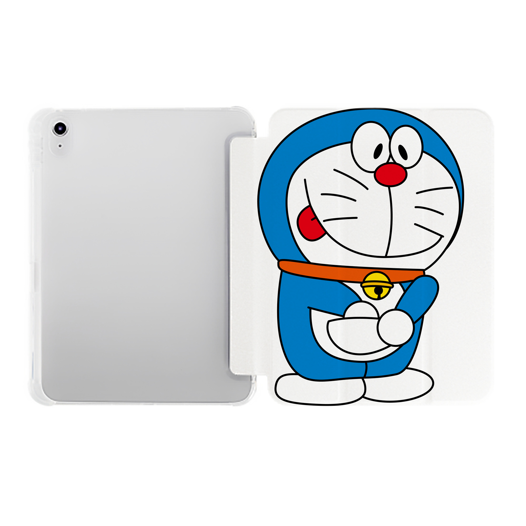 （画像用） ドラえもん Doraemon IPad ケース ペン収納付き 三つ折りスタンド PUレザー×シリコン 対応機種9.5/10.5/10.9インチ